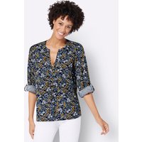 Witt Weiden Damen Druckbluse marine-bedruckt von Witt