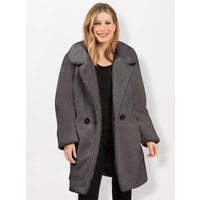 Witt Weiden Damen Fellimitatjacke anthrazit von Witt