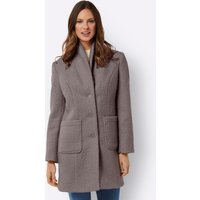 Witt Weiden Damen Fellimitatjacke taupe von Witt