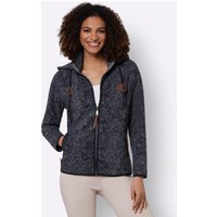 Witt Weiden Damen Fleecejacke marine-meliert von Witt