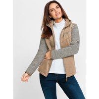 Witt Weiden Damen Fleecejacke sand-meliert von Witt