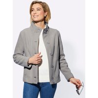 Witt Weiden Damen Fleecejacke steingrau-meliert von Witt