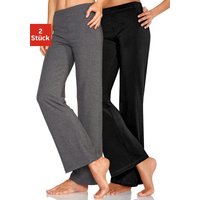 Witt Weiden Damen Jazzpants 1x anthrazit-meliert, 1x schwarz von Witt