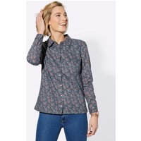 Witt Weiden Damen Jersey-Bluse marine-altrosa-bedruckt von Witt