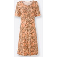 Witt Weiden Damen Jersey-Kleid apricot-braun-bedruckt von Witt