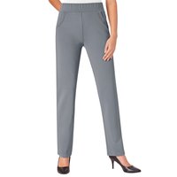 Witt Damen Jerseyhose mit Ziersteinchen an den Taschen, grau von Witt