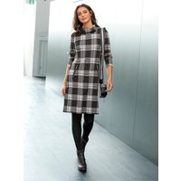 Witt Damen Jerseykleid im Jacquard-Karomuster, graphit-kariert von Witt