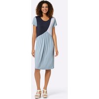 Witt Weiden Damen Jerseykleid nachtblau-hellblau von Witt