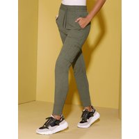 Witt Weiden Damen Jogg Pants khaki-gemustert von Witt