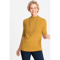 Witt Weiden Damen Kaschmir-Pullover ocker-meliert von Witt