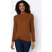 Witt Weiden Damen Langarm-Pullover cognac von Witt