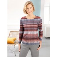 Witt Weiden Damen Langarm-Shirt rotbraun-papaya-bedruckt von Witt