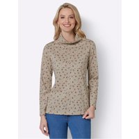 Witt Weiden Damen Langarmshirt beige-bedruckt von Witt