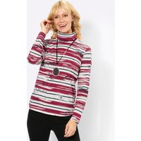 Witt Weiden Damen Langarmshirt himbeere-marine-bedruckt von Witt