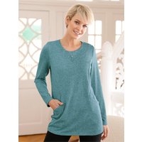 Witt Weiden Damen Langarmshirt ozean-schwarz-meliert von Witt