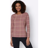 Witt Weiden Damen Langarmshirt rosenquarz-gemustert von Witt