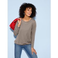 Witt Weiden Damen Langarmshirt taupe von Witt