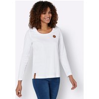 Witt Weiden Damen Langarmshirt weiß von Witt