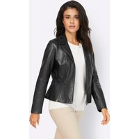 Witt Weiden Damen Leder-Blazer schwarz von Witt