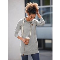 Witt Weiden Damen Longsweatshirt ecru-steingrau-meliert von Witt