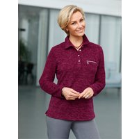 Witt Weiden Damen Poloshirt bordeaux-meliert von Witt