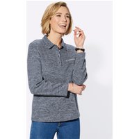 Witt Weiden Damen Poloshirt taubenblau-meliert von Witt