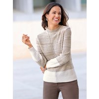 Witt Weiden Damen Pullover sesam-ecru-meliert von Witt