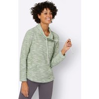 Witt Weiden Damen Shirt eucalyptus-weiß-meliert von Witt