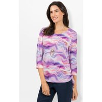 Witt Weiden Damen Shirt lila-orchidee-bedruckt von Witt