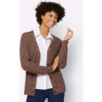 Witt Weiden Damen Strickjacke rotbraun-ecru-meliert von Witt