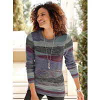 Witt Weiden Damen Strickpullover jade-steingrau-gemustert von Witt