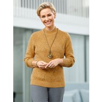 Witt Weiden Damen Strickpullover ocker-meliert von Witt