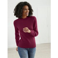 Witt Weiden Damen Strickpullover weinrot von Witt