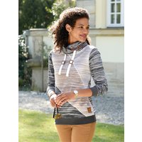 Witt Weiden Damen Sweatshirt graphit-ecru-bedruckt von Witt