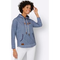 Witt Weiden Damen Sweatshirt marine-ecru-bedruckt von Witt