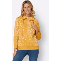 Witt Weiden Damen Sweatshirt ocker-ecru-bedruckt von Witt