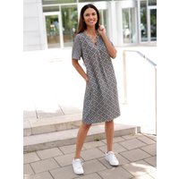 Witt Weiden Damen Tunika-Kleid dunkeltaupe-marine-bedruckt von Witt