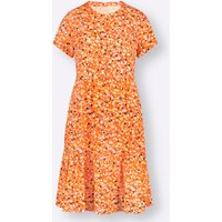 Witt Weiden Damen Druck-Kleid mandarine-zitrone-bedruckt von Witt