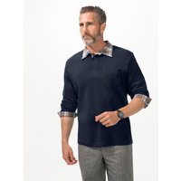 Witt Herren Langarm-Poloshirt, marine von Witt