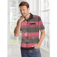 Witt Weiden Herren Poloshirt rot-geringelt von Witt