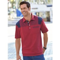 Witt Weiden Herren Poloshirt rot-marine von Witt