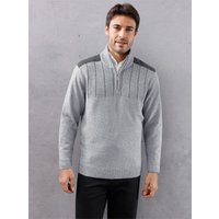 Witt Weiden Herren Pullover hellgrau-meliert von Witt