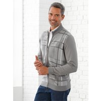 Witt Weiden Herren Strickjacke grau-gemustert von Witt