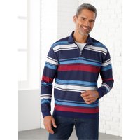 Witt Weiden Herren Sweatshirt nachtblau-geringelt von Witt