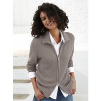 Witt Damen Strickjacke, taupe-meliert von Witt