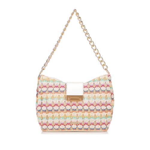 WITTCHEN Damen Umhängetasche | Damen-Beuteltasche Mit Riemen | Mit Kette | Geflochtene Handtasche | Handtasche mit Reißverschluss | mehrfarbig WITTCHEN Damen Umhängetasche | Damen-Beuteltasche Mit Riemen | Mit Kette | Geflochtene Handtasche | Handtasche mit Reißverschluss | mehrfarbig von WITTCHEN