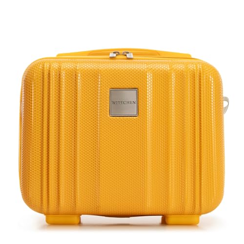 WITTCHEN ULTIMO Line | 27x32x17 cm | Kosmetikkoffer Hartschalenkoffer | Free on Board | Reisegepäck Polycarbonat Griff Gummiband Wasserdicht | Gelb WITTCHEN ULTIMO Line | 27x32x17 cm | Kosmetikkoffer Hartschalenkoffer | Free on Board | Reisegepäck Polycarbonat Griff Gummiband Wasserdicht | Gelb von WITTCHEN