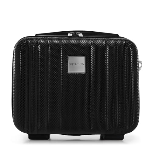 WITTCHEN ULTIMO Line | 27x32x17 cm | Kosmetikkoffer Hartschalenkoffer | Free on Board | Reisegepäck Polycarbonat Griff Gummiband Wasserdicht | Schwarz WITTCHEN ULTIMO Line | 27x32x17 cm | Kosmetikkoffer Hartschalenkoffer | Free on Board | Reisegepäck Polycarbonat Griff Gummiband Wasserdicht | Schwarz von WITTCHEN