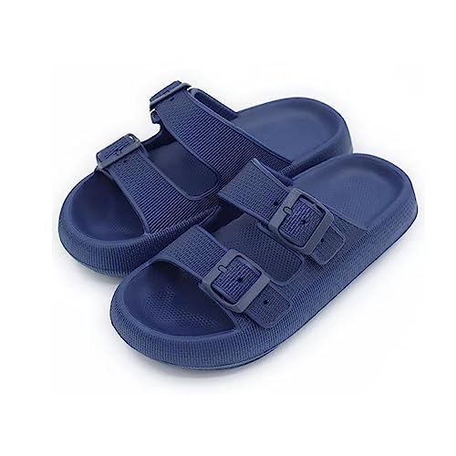 Pummy Original Damen Cosy Slides Cosify Wolkenslipper Original Rutschfeste Weiche Hausschuhe (Dunkelblau, adult, women, numeric_40, numeric_range, eu_footwear_size_system, numeric_41, medium) von WIWIDANG