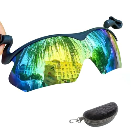 WIWIDANG Clip-Cap-Sonnenbrille, Radfahren Clip-on-Hut polarisierte Sonnenbrille, Baseball-Cap-Clip-on-Sonnenbrille für Frauen und Männer (Stil-6) von WIWIDANG